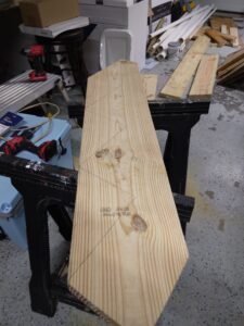 Carpentry and other remodeling work in progress