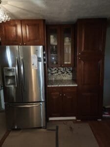 Kitchen remodeling work in progress