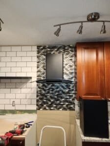Kitchen remodeling work in progress
