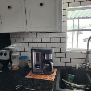 Finished kitchen remodeling project view