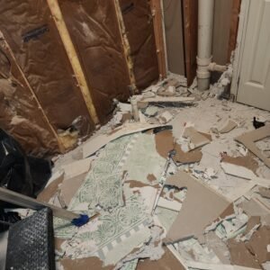 Bathrooms and showers work in progress