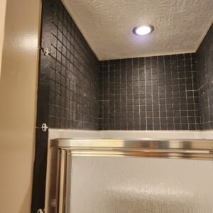 Bathrooms and showers work in progress