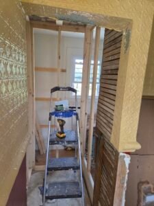 Bathrooms and showers work in progress