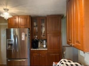 Saved project view showing kitchen remodeling