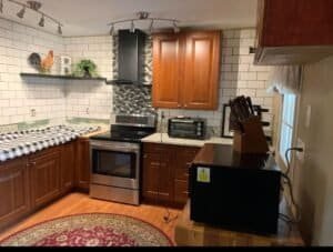 Saved project view showing kitchen remodeling
